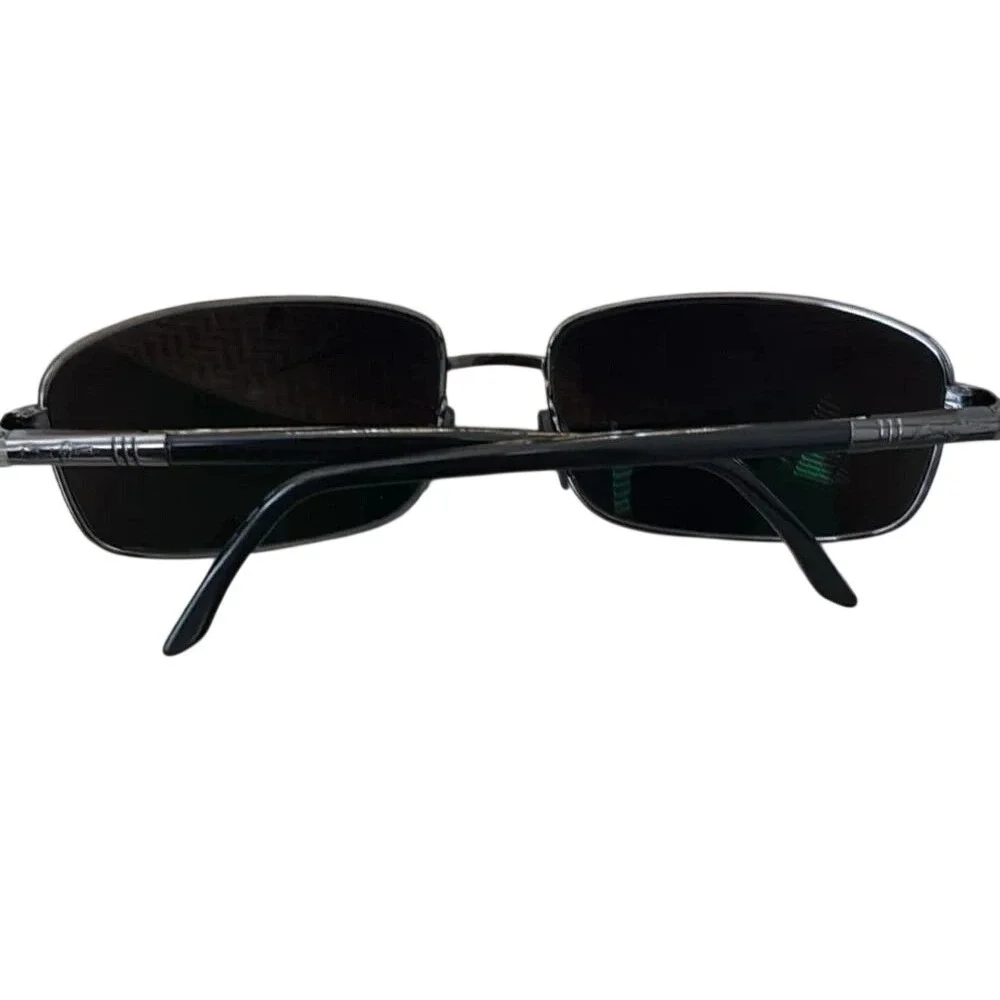 Maui Jim Sleek Sunglasses MJ-206-02 Gunmetal Grey Polarized Rectangular Mens